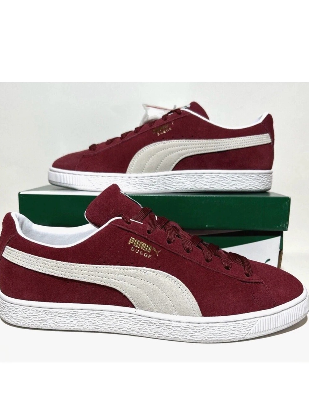 MENS Puma Suede Classic XXI Shoes Sneakers Cabernet 374915 06 New Sz 11, 11.5